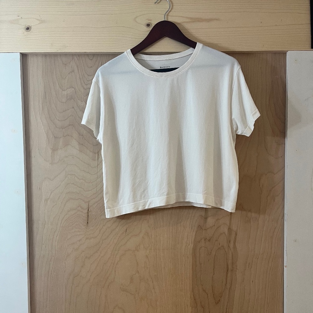 White Athleta Short Shirt